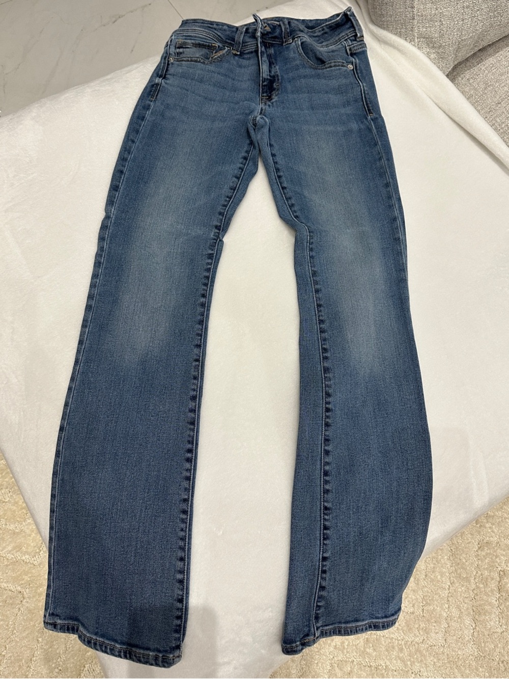 American Eagle Outfitters Women's Blue Flare Jeans